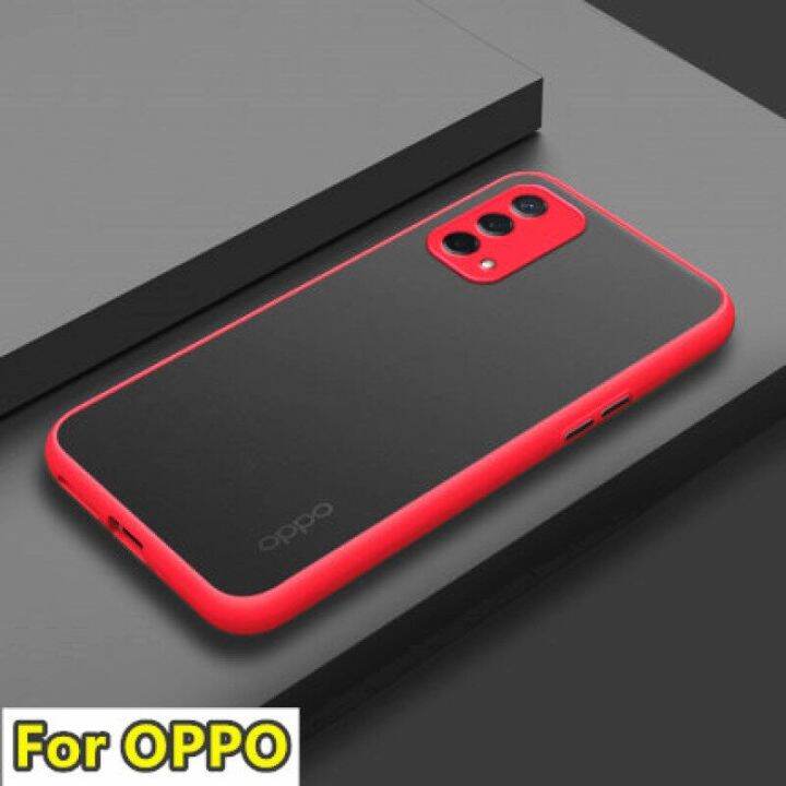 เคสกันกระแทก-case-oppo-a54-5g-oppo-a74-5g-ขอบนิ่มหลังแข็ง-เคสกันรอยกล้อง-ปุ่มสีผิวด้าน-ส่งจากไทย-เคสโทรศัพท์