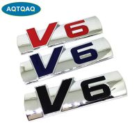 V6โลหะสำหรับตกแต่งเครื่องหมายติดรถยนต์รถ3D แบบเป็นส่วนตัว1ชิ้น