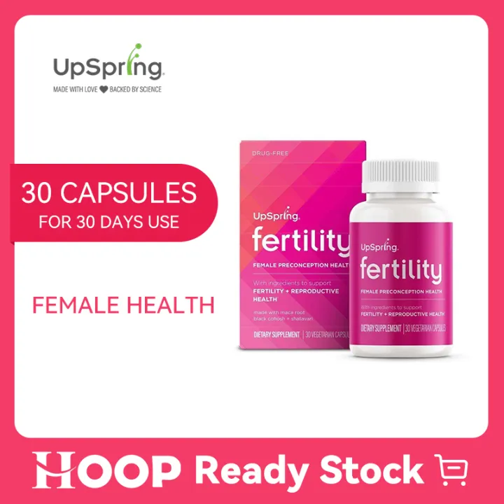 Upspring Fertility Supplement For Women Support Ovulation With Black