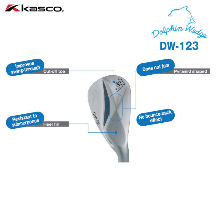 kasco-dolphin-wedge-dw-123-ns-pro-shaft-ไม้กอล์ฟเวดจ์-รุ่น-dw-123-ก้าน-ns-pro