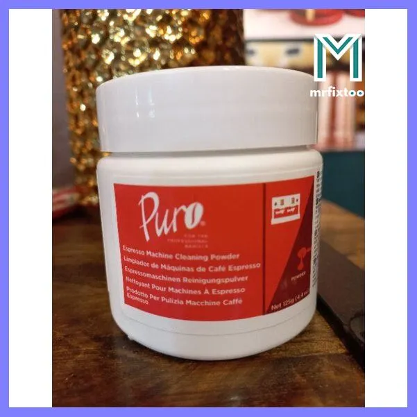 คุณภาพดี ผงล้างหัวเครื่องชงกาเเฟPuro Espresso Machine Cleaning Powder