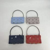 【ISSEY Miyake】♧✴✖ In May 2022 miyake new ling case pack 2 x 4 geometry folding package mini alar bump color female hand bag handbag