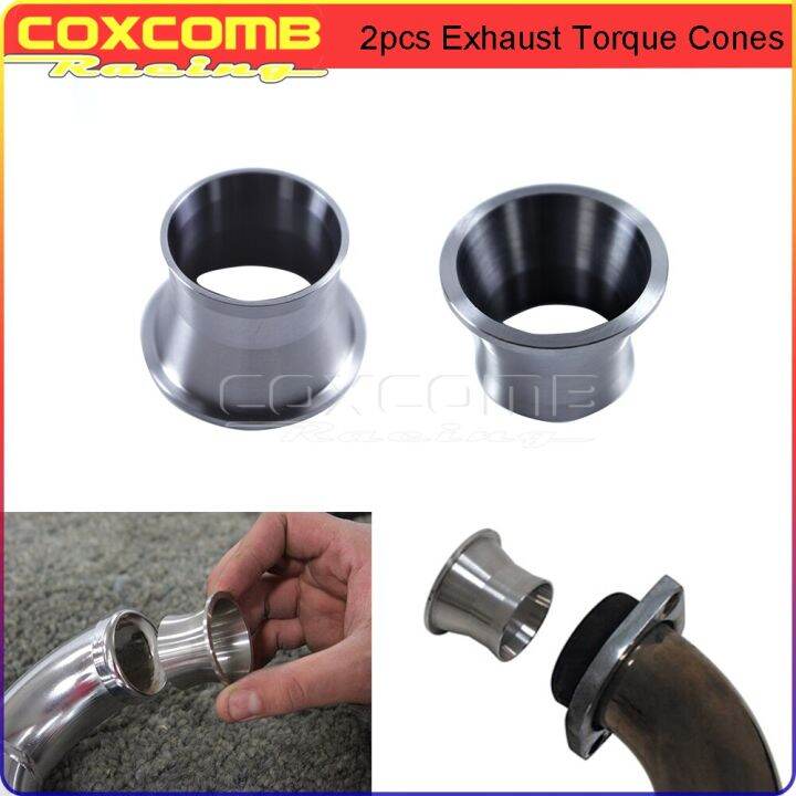 Motorcycle Back Pressure Exhaust Torque Cones Drag Pipe Power Cones For