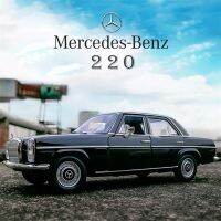 Mercedes Benz 220แบบจำลองรถยนต์คลาสสิกอัลลอยด์ของเล่นยานพาหนะจำลองรถโมเดลของขวัญสำหรับเด็ก