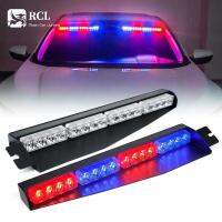 【LZ】✑✢  Visor Strobe LED Light Bar Interior Windshield Sunvisor Lamp Emergency Warning Flashing Lights for Volunteer Vehicles Trucks