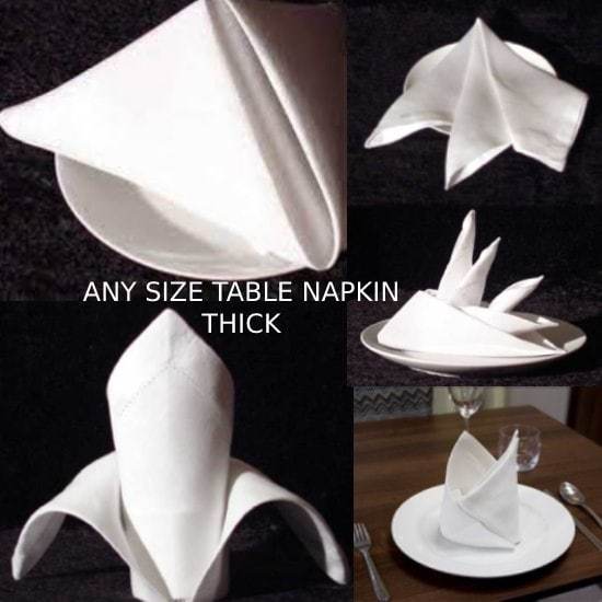 Any Size Mas MAKAPAL Oxford Folding Table Napkin 14x14 16x16 18x18 ...