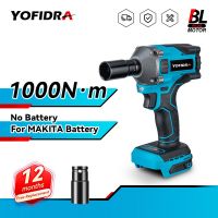 Brushless Electric Impact Wrench Cordless Wrench 20V 1000N.M Car Wheel Lugs Impact Wrench Rechargeable For Makita 18V Battery