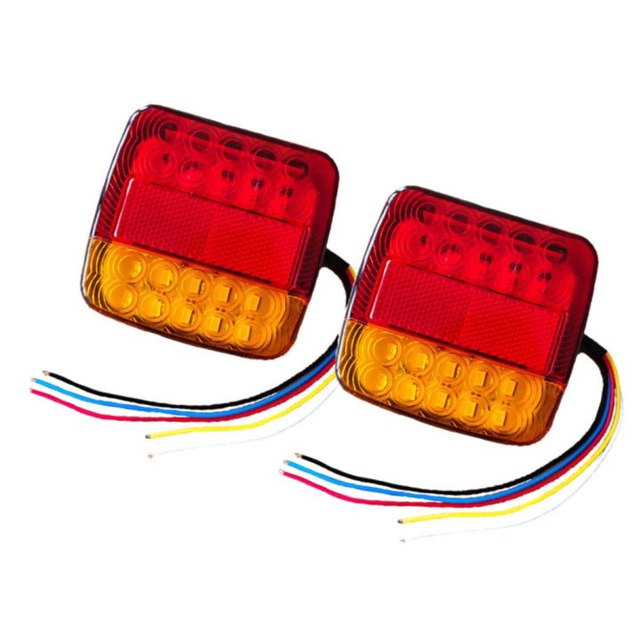 Trailer Truck Caravan-Taillight 26 LEDs Tail Light Turn Signal ...