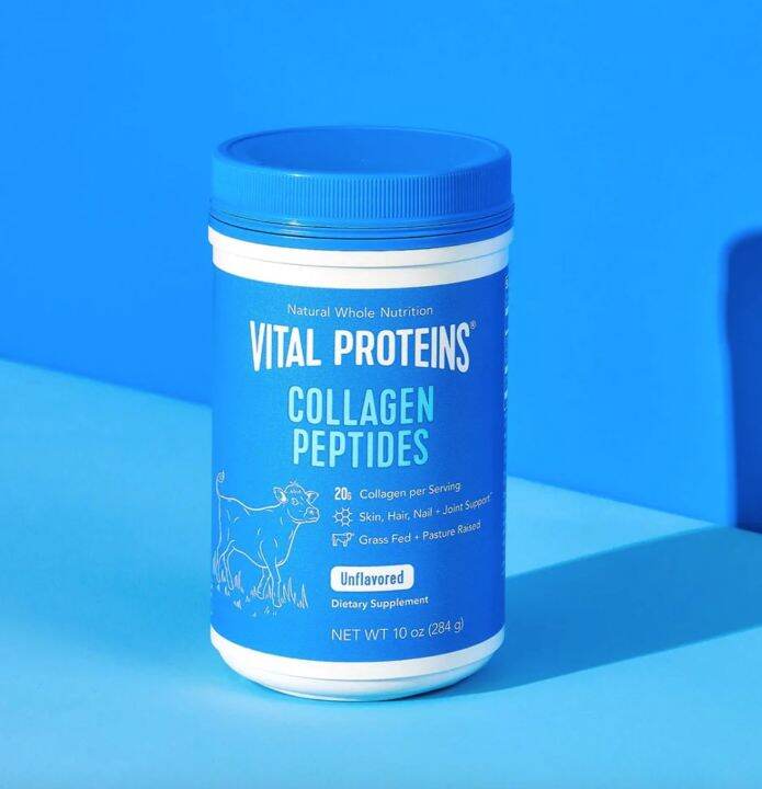 [ คอลลาเจน ] Vital Proteins, Collagen Peptides, Unflavored, 10 Oz (284 ...