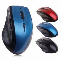 Mouse Komputer เมาส์แบบออปติคัลไร้สาย PC เมาส์ไร้สายการออกแบบการยศาสตร์6คีย์ TZD62เงียบ6D