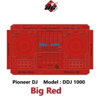 Skin cover dj for ddj-1000 Big Red สีแดงใหม่ล่าสุด