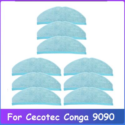 For Cecotec Conga 9090 Robot Vacuum Cleaner Washable Mop Cloth Replacement Parts Cleaning Mopping Cloth