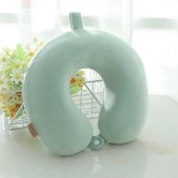 Single U-Shaped Sleep Pillow Long Distance Travel Car High-Speed Rail Plane To Protect Cervical Comfort Soft Memory Cotton Travel pillows