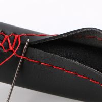 【CW】☌∏◑  36/38/40CM Three Styles Car Steering Cover Braid With Needles And Thread Artificial Leather