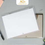Túi Đựng Tài Liệu A4 Clear Bag AO+ Không Khuy Cài 5 Cái Bộ