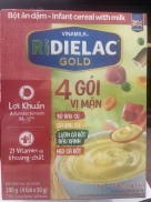 Bột ăn Dặm Ridielac Vinamilk 4 gói vị mặn Cho bé Hộp giấy 200g - HSD 20 12