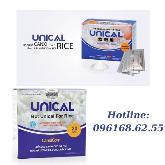 Canxi cơm nhật bản unical fore rice hộp 20 gói - ảnh sản phẩm 1