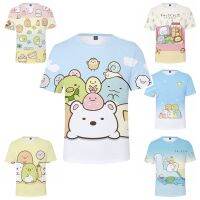 Japan Anime Sumikkogurashi Print T-Shirt For Kids Boy/Girl