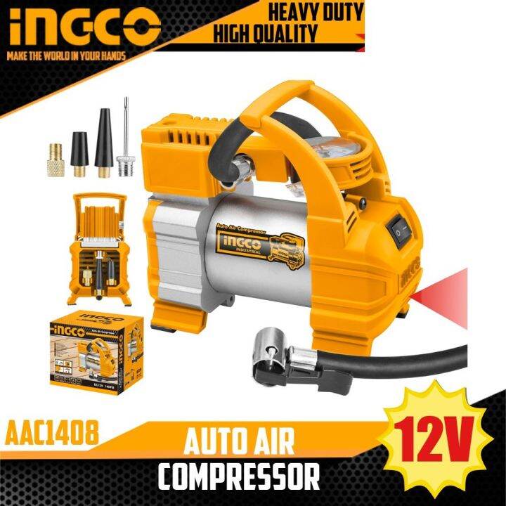 Mesin Kompressor Mini Ingco Aac Kompresor Pompa Ban Mini Air Compressor Dc V Aac Ingco