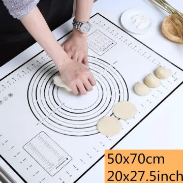 Kneading Pad Silicone Rolling Dough Mat Non-stick Surface Reusable