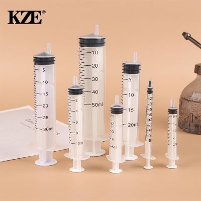 【YF】❁  Perfume Dispenser Injection Plastic Syringe Refillable Atomizer Spray Bottle 1-50ML
