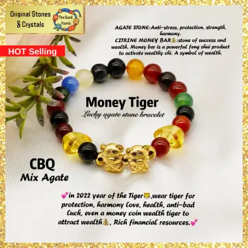 2022-YEAR of The Tiger Attract Good Luck Zodiac Bracelet