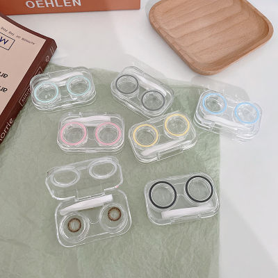 Compact And Lightweight Contact Lens Holder Innovative Contact Lens Management System All-in-one Contact Lens Container Clear Plastic Contact Lens Box Multi-compartment Contact Lens Storage