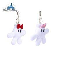 【YF】 Genuine Fashion Creative Bags Keychain Mouse Minnie Bowknot Hand Palm Style Cute Plush Doll Pendant Toy Kids Gift