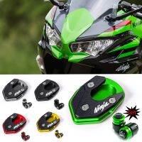 สำหรับคาวาซากิ Ninja650นินจา650 250 300 1000 ER6F ER4F ZX6R ZX10R ฉากยึดด้านข้างขยายแผ่นช่วยเสริมและฝาครอบวาล์วยาง