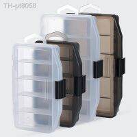 5 Grids Compartments Organizer Container Visible Plastic Fishing Lure Box Fishing Tackle Box Bead Screw Holder Case Frosted