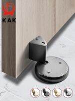 On Sale KAK Adjustable Mechanical Door Stopper Nail-Free Sticker Heavy Duty  Wind-Proof Door Holder Doorstop Protect Wall Door Hardware