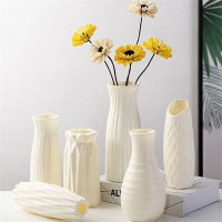 Home Nordic Plastic Vase Simple Small Fresh Flower Pot Storage Bottle for Flowers Living Room Modern Home Decoration Ornaments-lihaichao