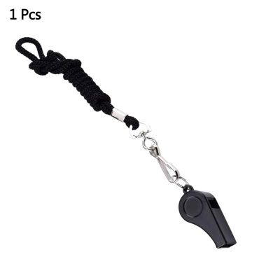 Practical Whistle Football Soccer Sports Referee Aluminum Alloy Lanyard Emergency Loud Sound Whistle Survival kits