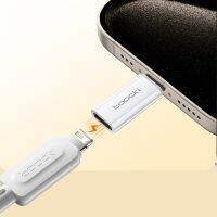 GSMEH USB 2.0 Type-C ตัวผู้ไปยัง IOS ตัวเมียอะแดปเตอร์ชนิด C เป็นตัวแปลงไอโอเอสอะแดปเตอร์โทรศัพท์ชนิด C ไปยัง Ios ประเภท C เป็น IOS หัวต่อแบบพกพาน้ำหนักเบาโทรศัพท์มือถือ/แท็บเล็ต