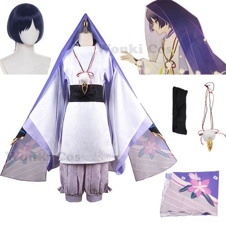 new-genshin-impact-scaramouche-cosplay-costume-wig-deep-blue-hair-wanderer-story-kimono-suits-genshin-cosplay-costumes