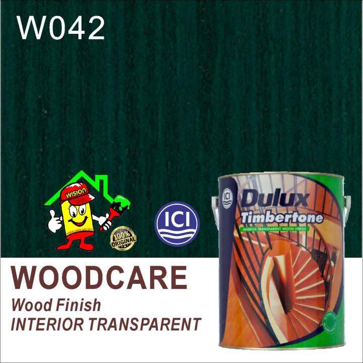 W042 ( 5L ) DULUX TIMBERTONE INTERIOR TRANSPARENT WOOD FINISH WOODCARE ...