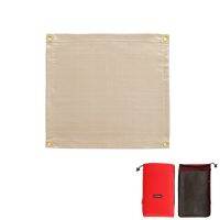 45x45cm Barbecue Fire Blanket Glass Fiber Insulation Mat Outdoor Camping Fire Cloth High Temperature Anti-Scald Flame Retardant Mat