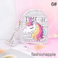 unicorn coin purse pouch mini backpack bag pu wallets