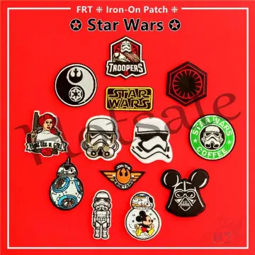 Star Wars Movie Mandalorian Embroidered Patches on Clothes Clothes Badge  Fusible Patches for Clothing Iron on Garment Decoration