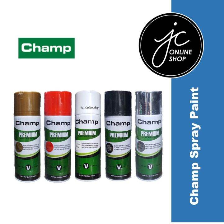 Champ Premium Acrylic Aerosol Spray Paint 400mL Lazada PH
