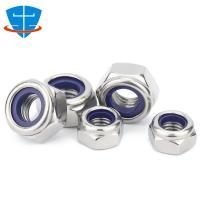 ∏ DIN985 M2 M3 M4 M5 M6 M8 M10 M12 M14 M16 M18 M20 M24 M27 M30 304 Stainless Steel Hex Nylon Insert LockNuts Self-locking Lock Nut