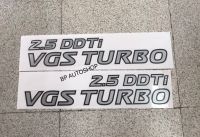 BP. สติ๊กเกอร์ 2.5 DDTi VGS TURBO ติดข้างประตูรถนาวาร่า NP 300 ราคาต่อคู่