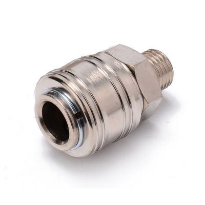 QDLJ-1pc Euro Air Line Hose Compressor Connector Fitting Female Quick Release 1/4" Bsp Male/female Thread Valve