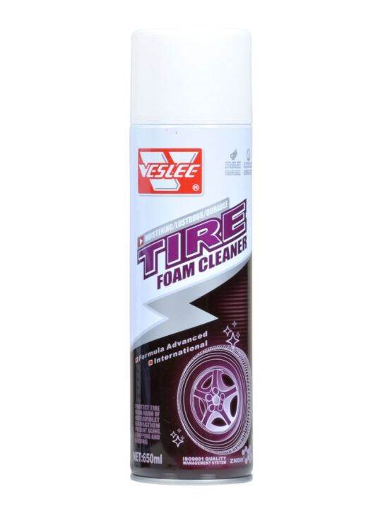 VESLEE TIRE FOAM CLEANER CLEAN TIRES WITHIN MINUTES WITHOUT WIPING