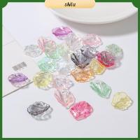 SHILU 10pcs/Pack การ18x20mm สร้อยคอสร้อยข้อมือ การทำเครื่องประดับ จี้ กลีบเปลือกหอย ชิ้นดอกโบตั๋น เสน่ห์ดอกไม้