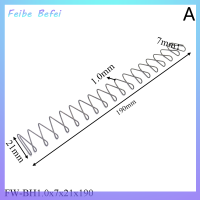 สปริงกดแบบสปริงแบนขนาดเส้นผ่านศูนย์กลาง1.0มม.,สปริงกดสปริงแบน