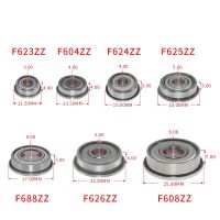 【LZ】❧  4Pcs F623ZZ 624ZZ F625ZZ F626ZZ F688ZZ F608ZZ flange rolamento esferas selo do metal profundo do sulco miniatura polia roda impressora 3D peças