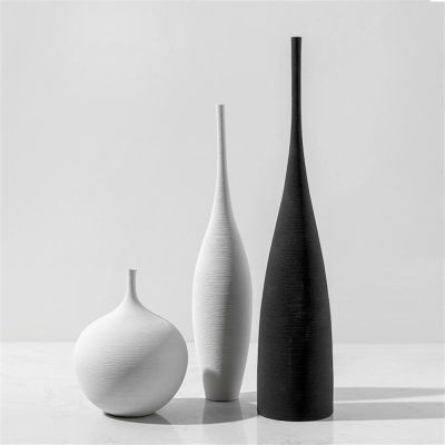 Handmade Nordic Home Decoration Modern Minimalist Handmade Art Zen Vase Ceramic Interior Deco Photography Props Sketch Model