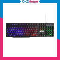 Nubwo NK-23 Mutant Gaming Keyboard คีย์บอร์ดเกมมิ่ง ปุ่มยาง