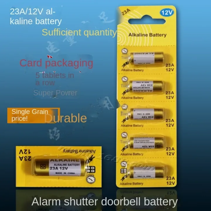 ALKALINE genuine 23A12V battery remote control rolling shutter doorbell